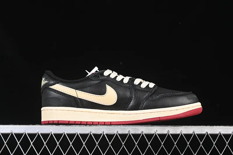 All categories Air Jordan Jordan series basketball shoes Air Jordan 1 Low P version pure original Nigel Sylvester x Air Jordan 1 Low AJ1 Joe 1 joint low-top cultural casual sneakers IB8958-001